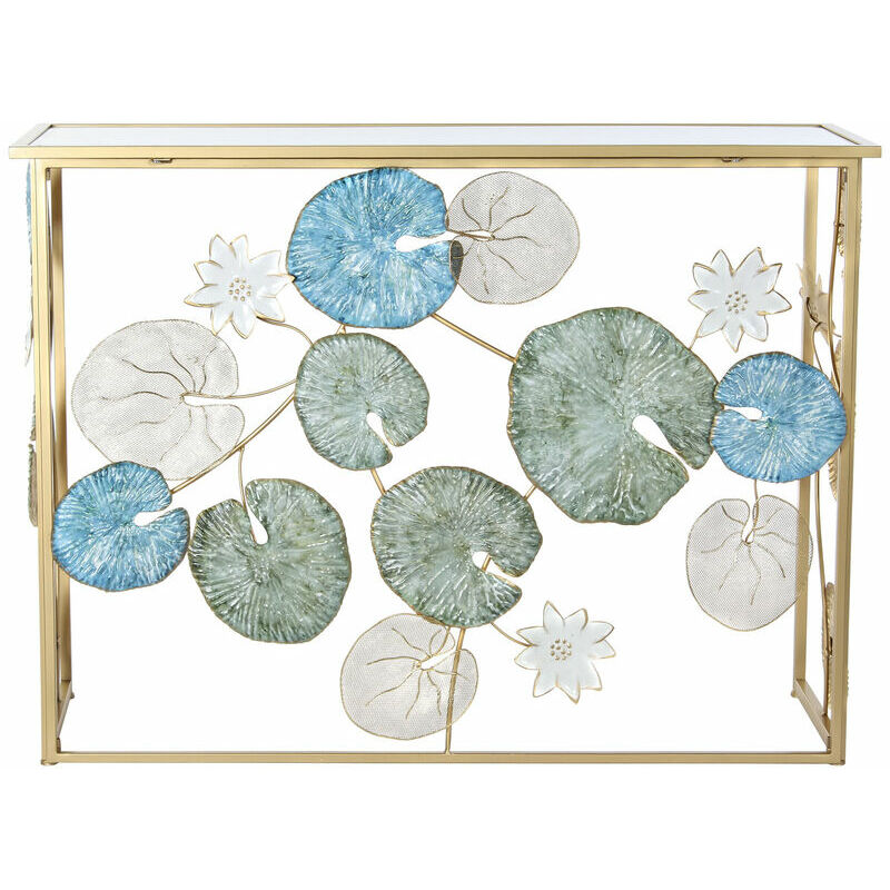 

Consola DKD Home Decor Verde Turquesa Metal Espejo (108 x 36.5 x 80 cm)