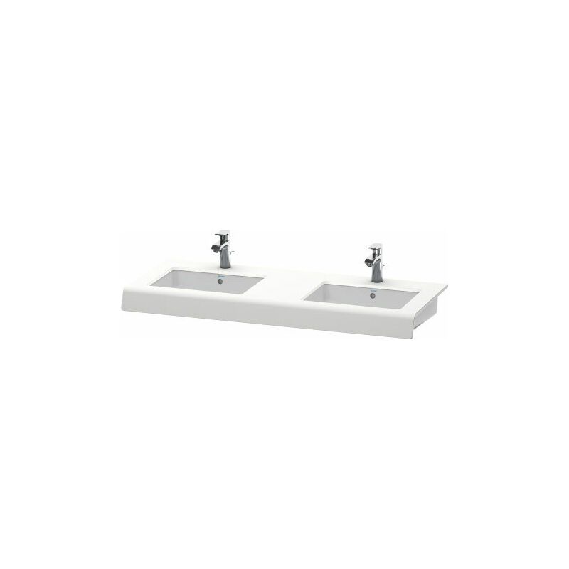 

Consola Duravit DuraStyle 829C, 1800mm con dos recortes, Color (frente/cuerpo): Decoración Pino Plata - DS829C03131-1800