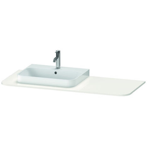 Consola Duravit Happy D.2 Plus, 1300x550 mm, 1 hueco a la