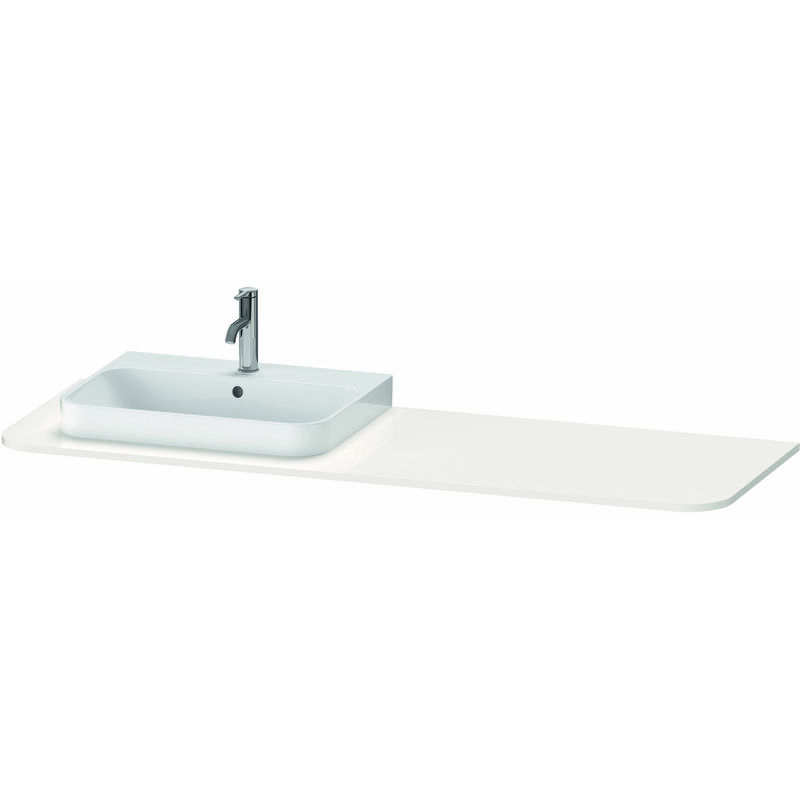 

Consola Duravit Happy D.2 Plus HP031H, 1600x550 mm, 1 hueco a la izquierda, para lavabo base HP4934, HP4944, HP4954, HP4963, HP4973, Color