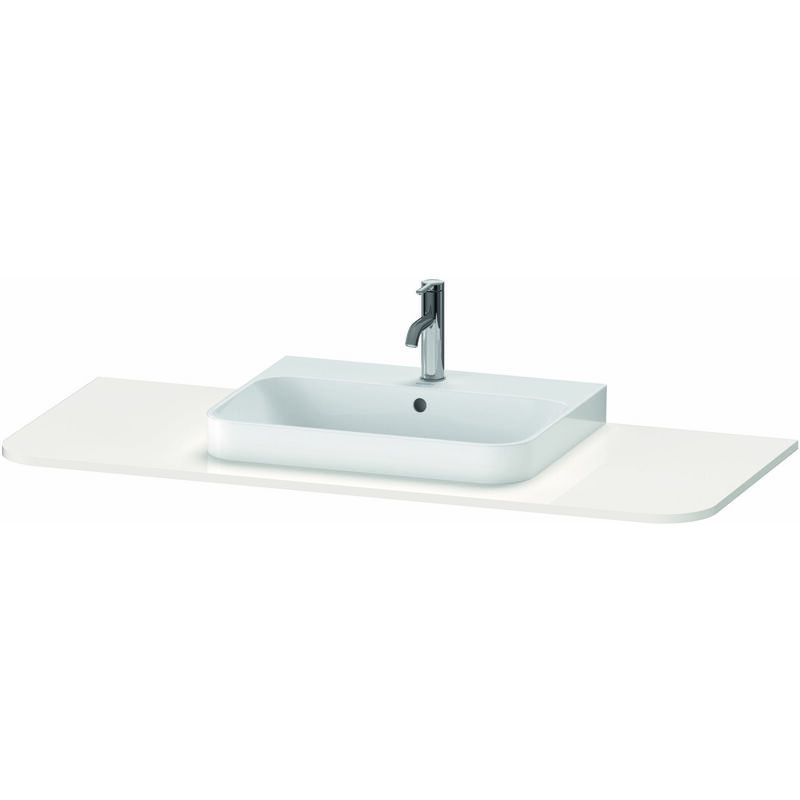 

Consola Duravit Happy D.2 Plus HP031K, 1300x550 mm, 1 hueco en el centro, para lavabo base HP4932, HP4942, HP4962, HP4972, Color (frente/cuerpo):