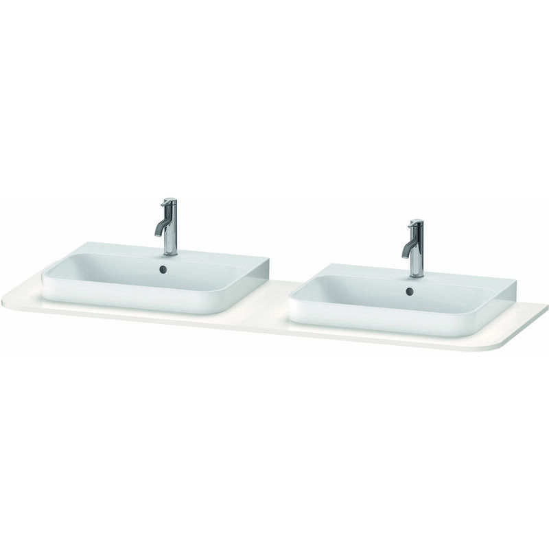 

Consola Duravit Happy D.2 Plus HP032H, 1600x550 mm, 2 agujeros, para base de lavabo HP4936, HP4946, HP4956, HP4964, HP4974, Color (frente/cuerpo):