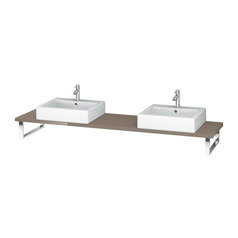 

Consola Duravit L-CUBE 800x480x30mm capuchino de alto brillo