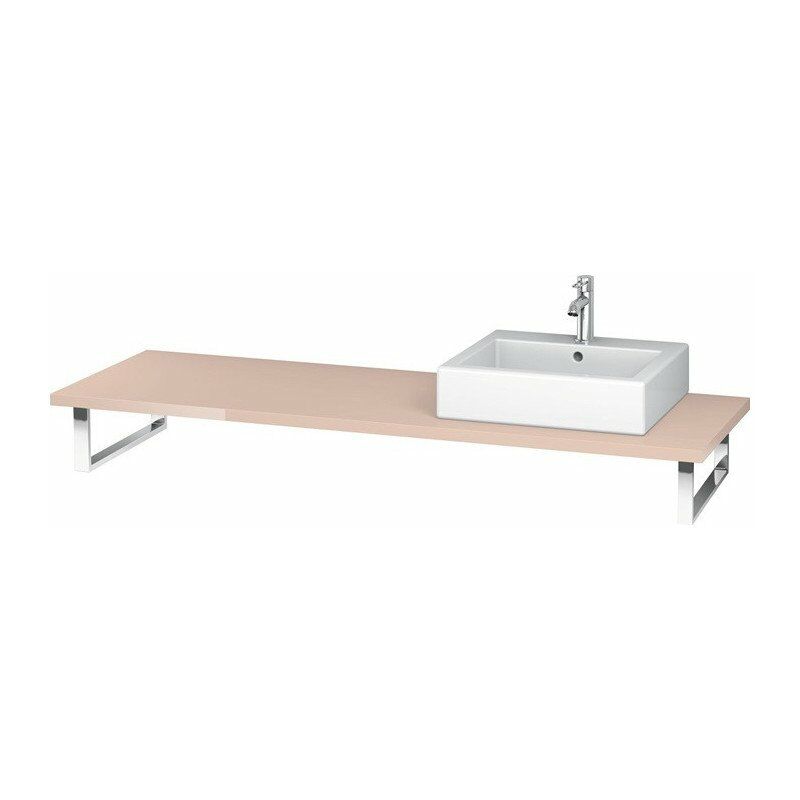 

Consola Duravit L-CUBE 800x550x30mm albaricoque perla alto brillo