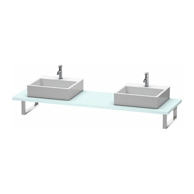 

Consola L-CUBE 800x550x30mm Azul claro mate - Duravit