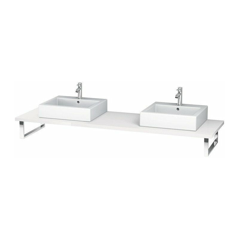 

Consola L-CUBE 800x550x30mm blanco satinado lila - Duravit