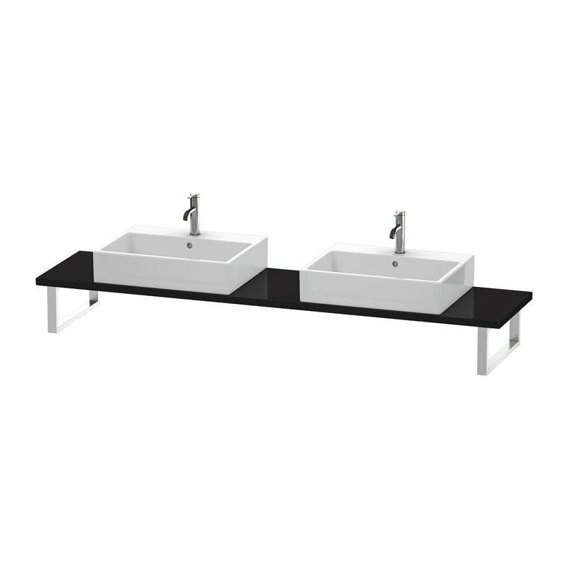 

Consola UNIVERSAL 480xbis 800x30mm negro de alto brillo - Duravit
