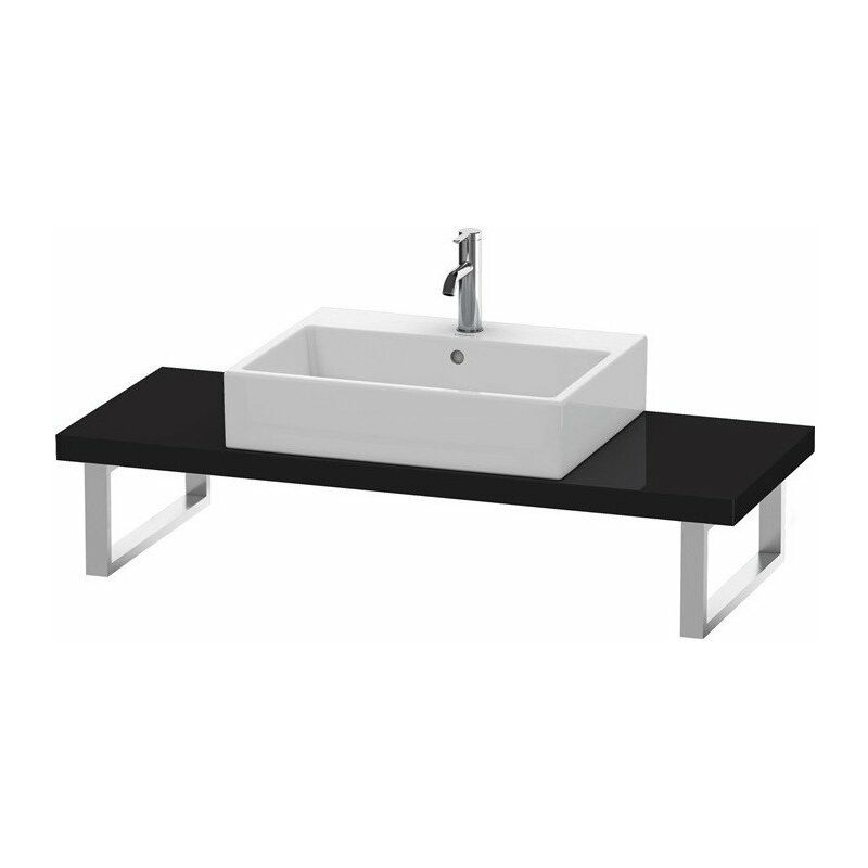 

Consola UNIVERSAL 480xbis 800x45mm negro de alto brillo - Duravit