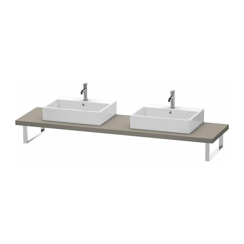 

Consola UNIVERSAL 550xbis 800x45mm franela gris satinado - Duravit