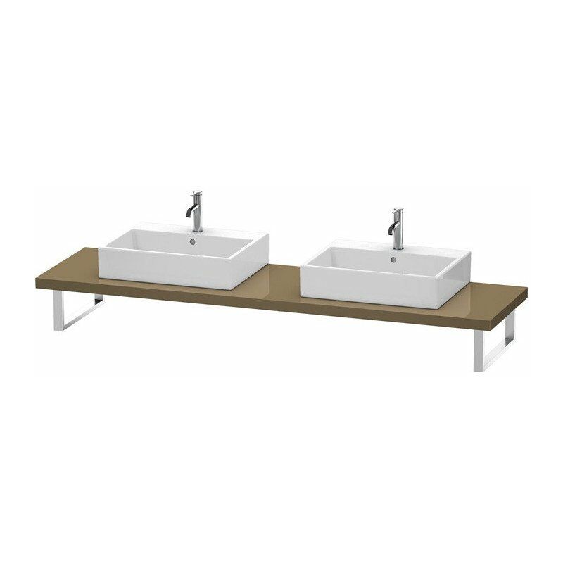 

Consola UNIVERSAL 550xbis 800x45mm marrón oliva brillo intenso - Duravit