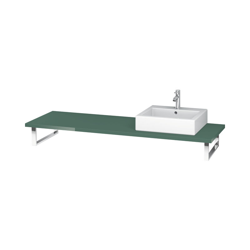 

Consola Duravit Vero variable 096C, con un recorte, Color (frente/cuerpo): Jade laca alto brillo - VE096C00303