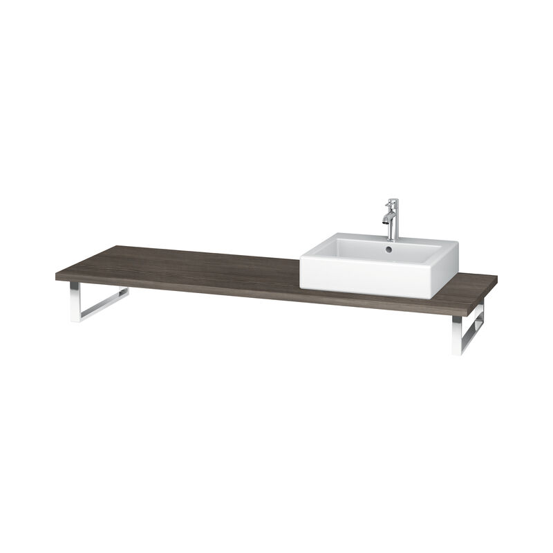 

Consola Duravit Vero variable 096C, con un recorte, Color (frente/cuerpo): Pino Terra Decor - VE096C05151