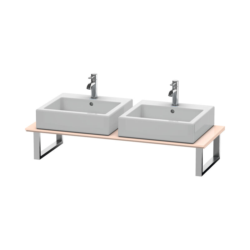 

Consola Duravit X-Large para lavabo superior, 018C, con dos orificios, para nicho, profundidad 480 mm, Color (frente/cuerpo): Perla de albaricoque