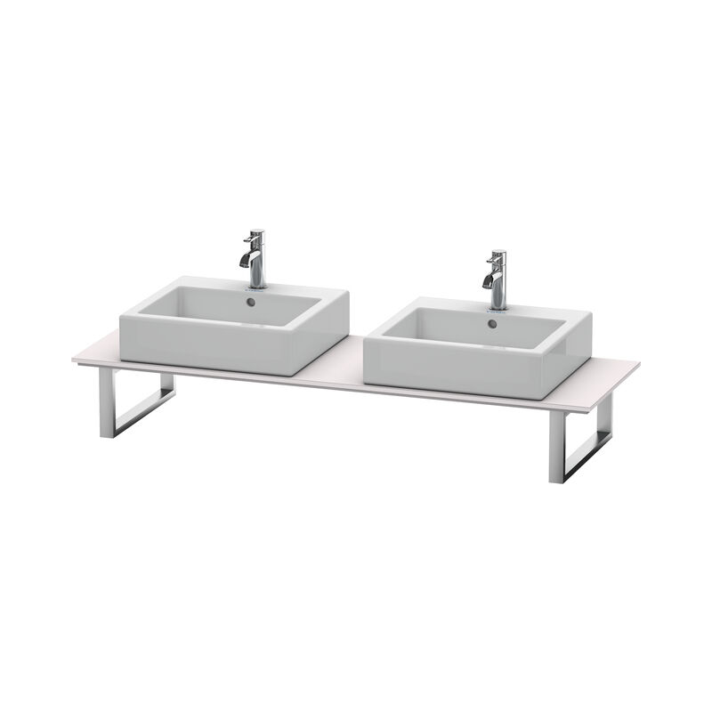 

Consola Duravit X-Large para lavabos de sobre encimera y lavabos empotrados, 045C, con dos orificios, para versión de pre-pared, profundidad 550 mm,