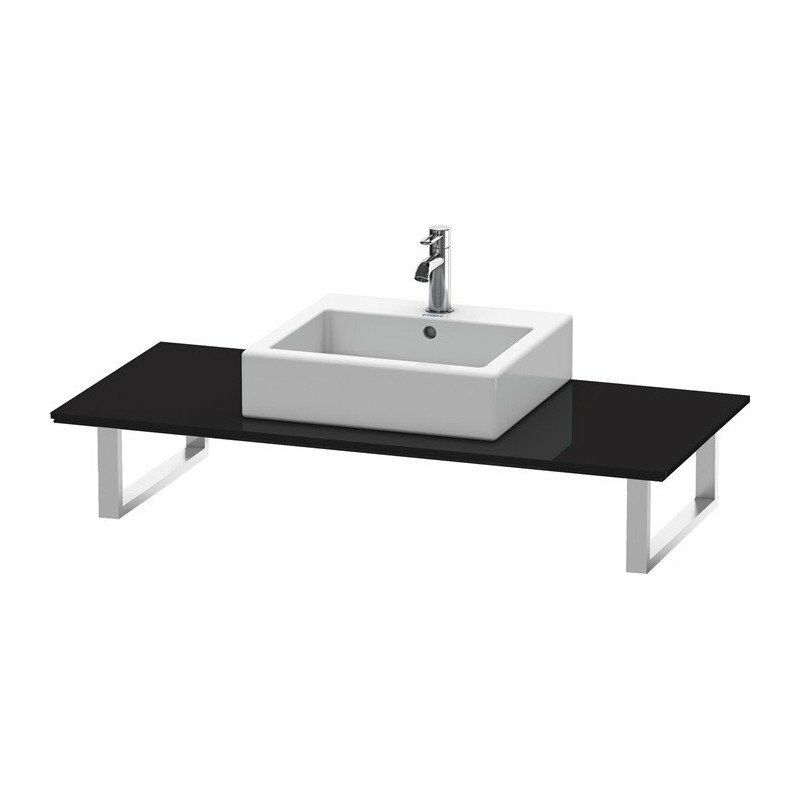 

Consola X-LARGE 550x800x24mm negro de alto brillo - Duravit