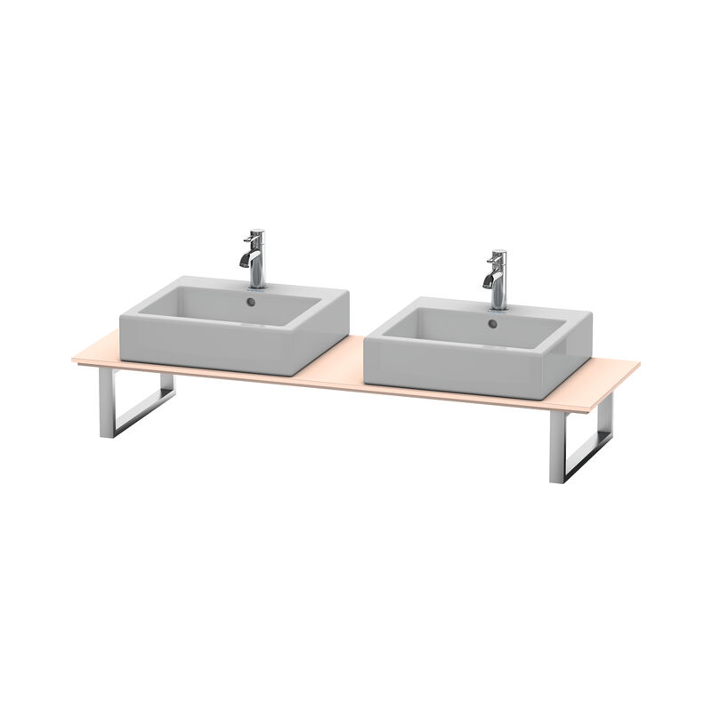 

Duravit Ag - Consola Duravit X-Large para lavabos de sobremesa y lavabos empotrados, 046C, con dos orificios, para esquina izquierda, profundidad 550