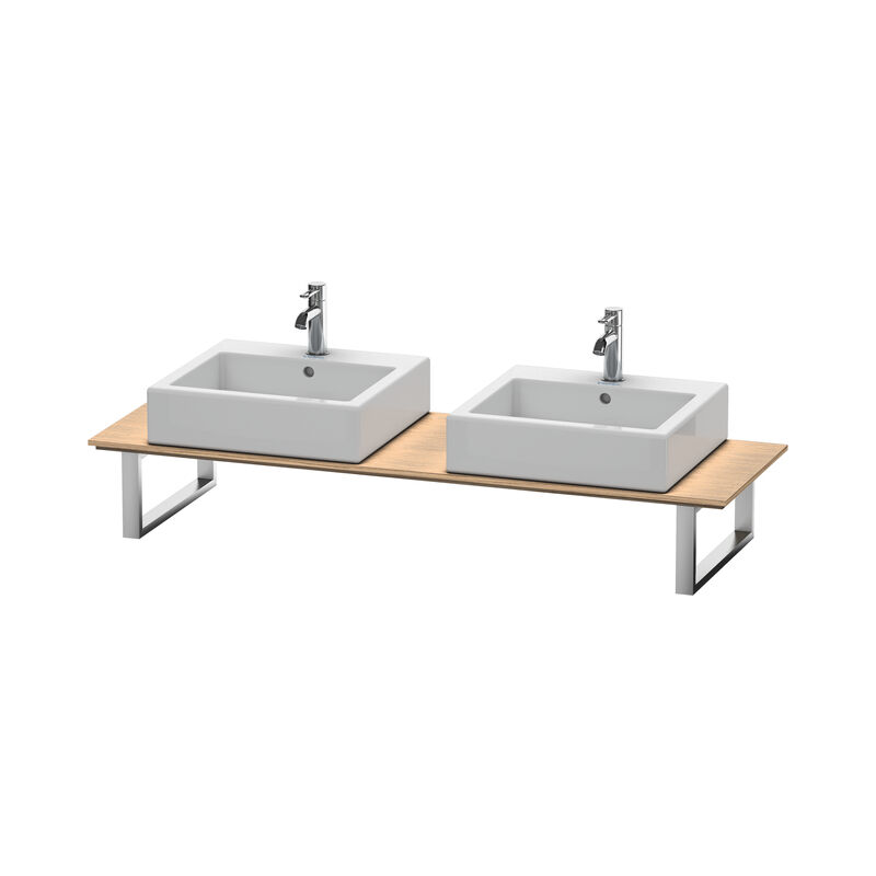 

Consola Duravit X-Large para lavabos de sobremesa y lavabos empotrados, 047C, con dos orificios, para esquina derecha, profundidad 550 mm, Color