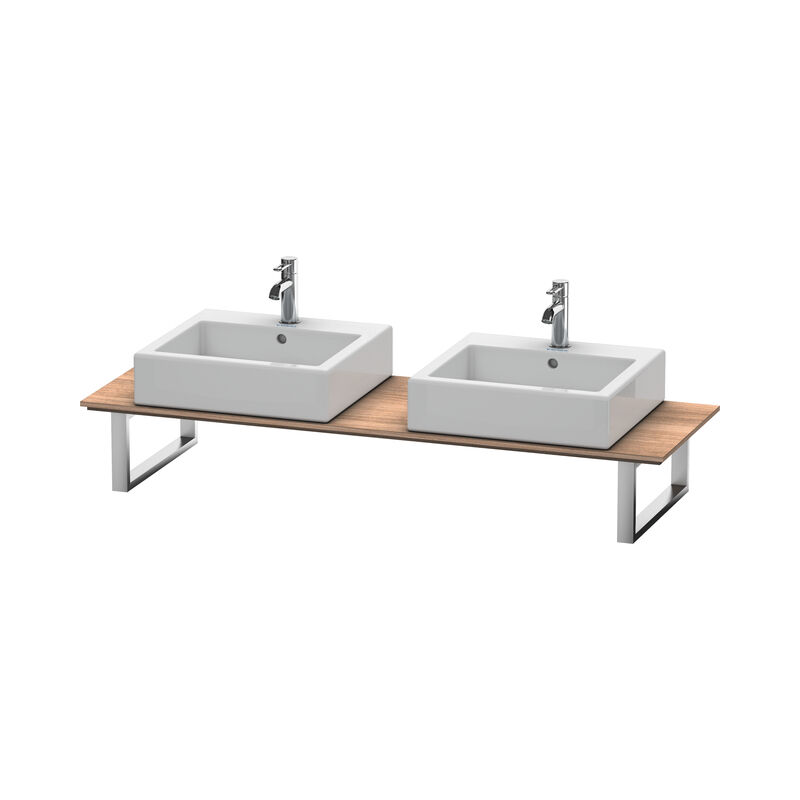 

Duravit Ag - Consola Duravit X-Large para lavabos de sobremesa y lavabos empotrados, 048C, con dos orificios, para nicho, profundidad 550 mm, Color