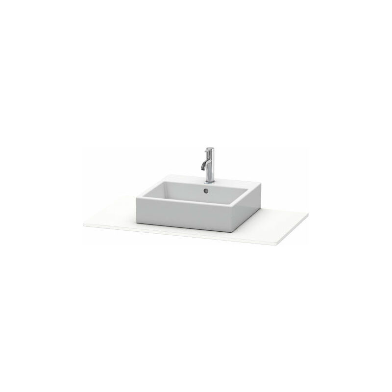 

Consola Duravit XSquare 060D, 800 x 550 mm, 1 recorte, Color (frente/cuerpo): Laca blanca lila alto brillo - XS060D02727