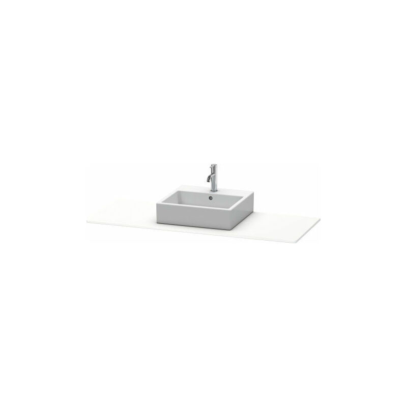 

Consola Duravit XSquare 060G, 1400x 550 mm, 1 recorte en el centro, Color (frente/cuerpo): Grafito Mate Decoración - XS060GM4949