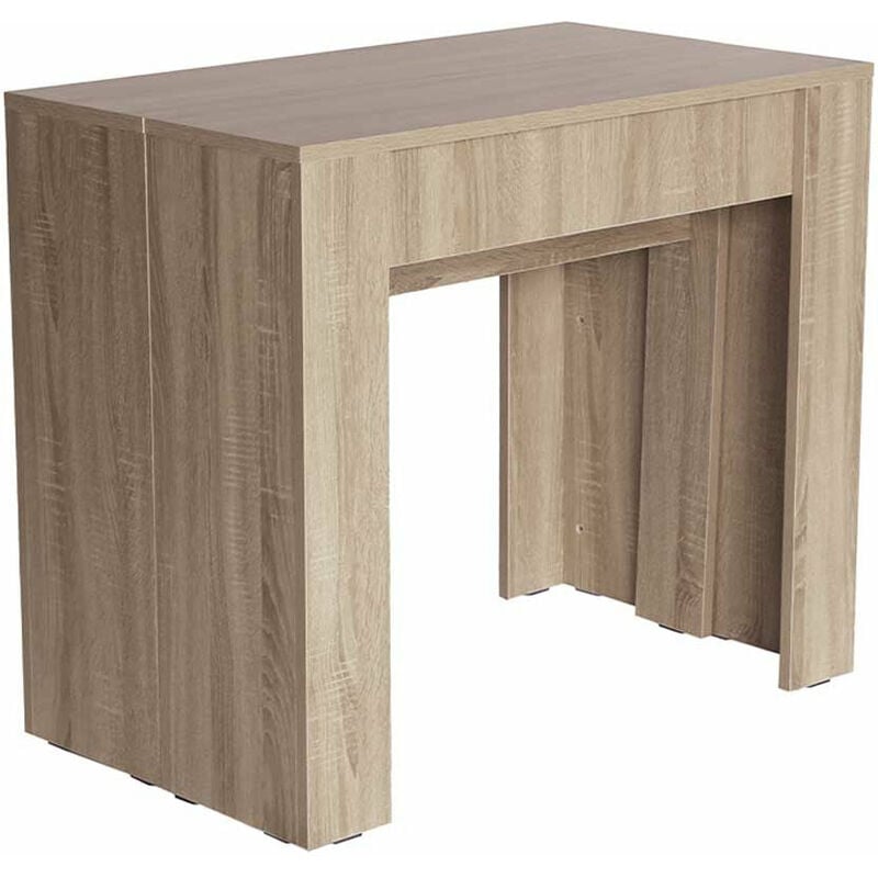 

Consola extensible OREBRO + extensiones, hasta 140 cm, color roble claro