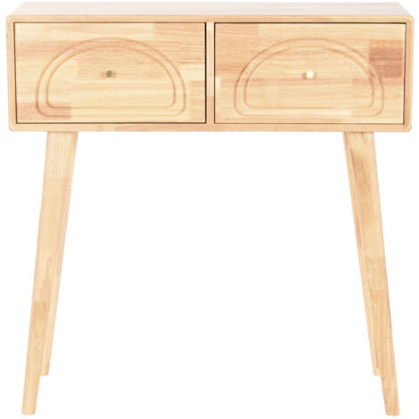 Consola Madera De Hevea 80,5X30X80