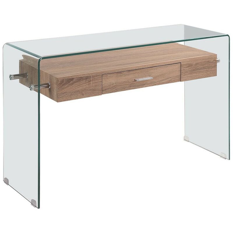 

Iberahome - Consola MARILYN, madera, cristal, 120x40 cms