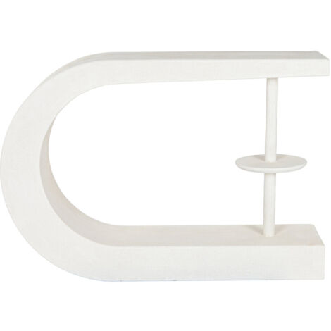 Consola Mdf 110X30X77 Rugoso Blanco