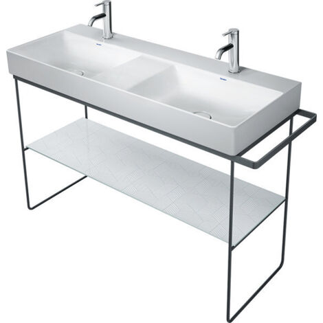 Consola metálica Duravit DuraSquare 126,5x45,1cm, para lavabo