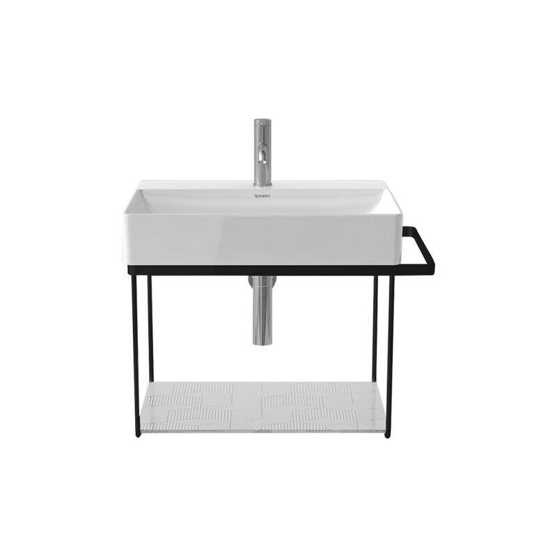 

Consola metálica Duravit DuraSquare de 66,5x45,1 cm, para lavabo 235360, montaje en pared, color: Negro Mate - 0031024600