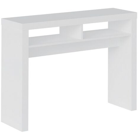 Consola mueble recibidor blanco capri 110 cm