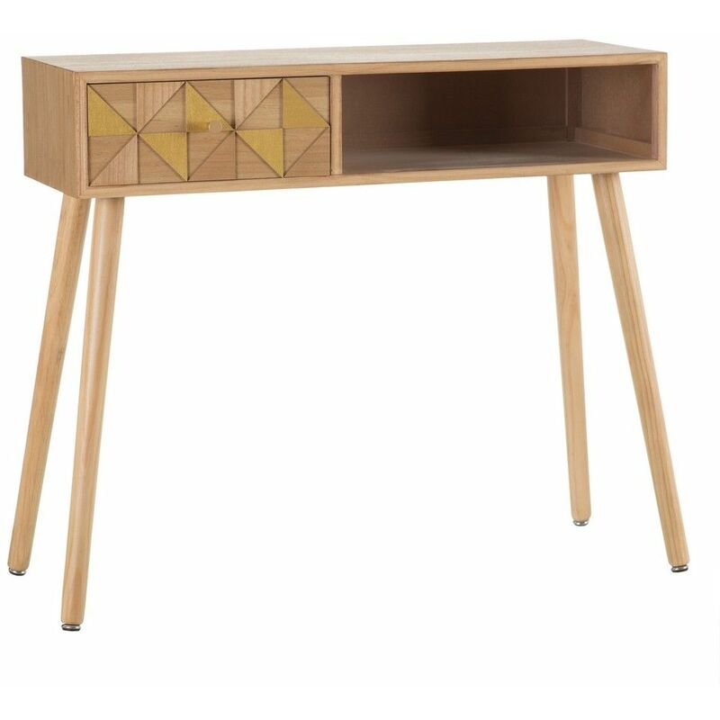 

Consola Natural - Oro madera Paulonia