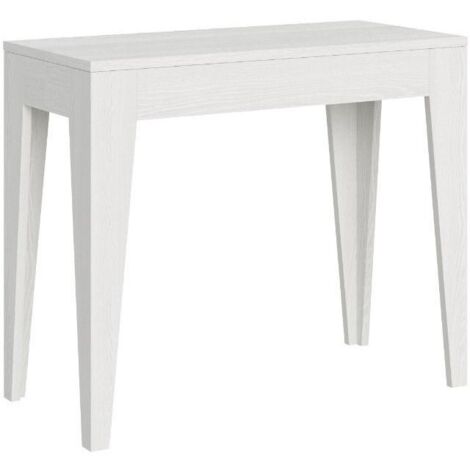 Consola Pequeña Isotta 90x42 Fresno Blanco