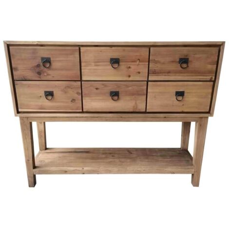Consola Pino 140X40X110 Marron