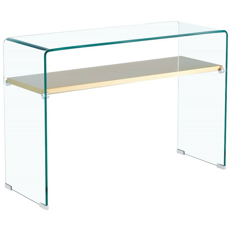 

Consola POITIERS, estante, cristal, 110 x 40 cms