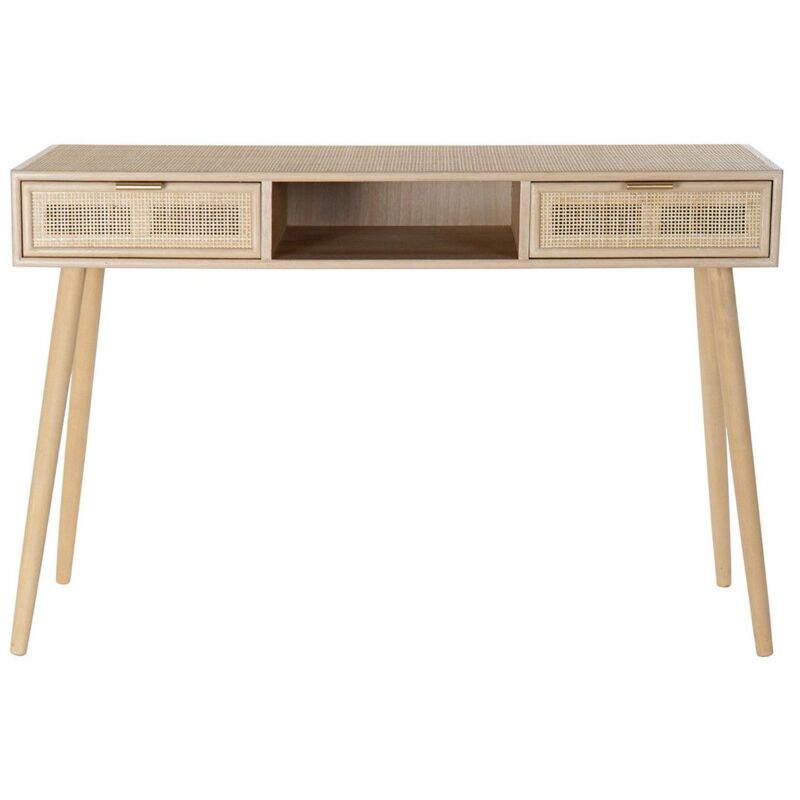 

Consola Recibidor Madera-Ratan Ancho: 120 Cm X Largo: 42,5 Cm X Alto: 78 Cm