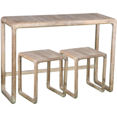 Consola Set 3 Teca 106X35X76