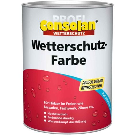Consolan Profi Wetterschutzfarbe Schwedenrot 10L Pro&nbsp5076282BaDe