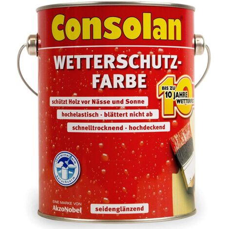 CONSOLAN Wetterschutzfarbe Anthrazit, 750ml