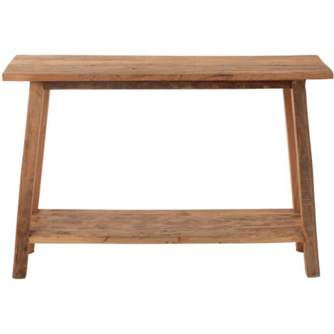 Console 120x35x83 cm en bois recyclé naturel