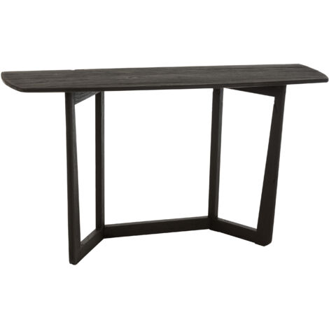 Console 140x40x78 cm en teck noir