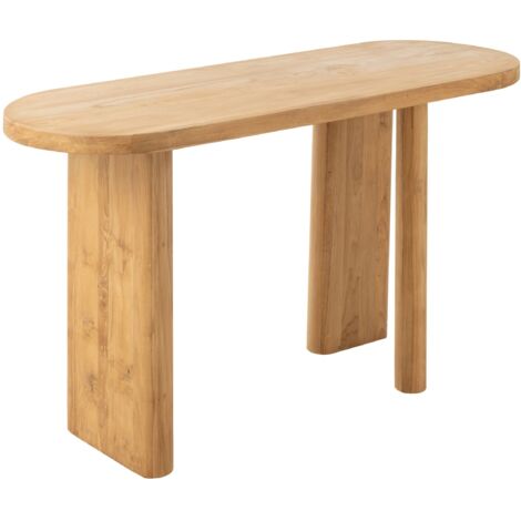 Console 150x50x75 en teck naturel - PLIZU