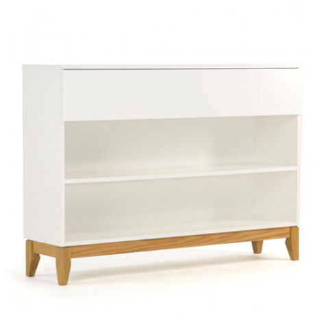 Console 2 Niches & 1 Tiroir "Blanco" 120cm Blanc