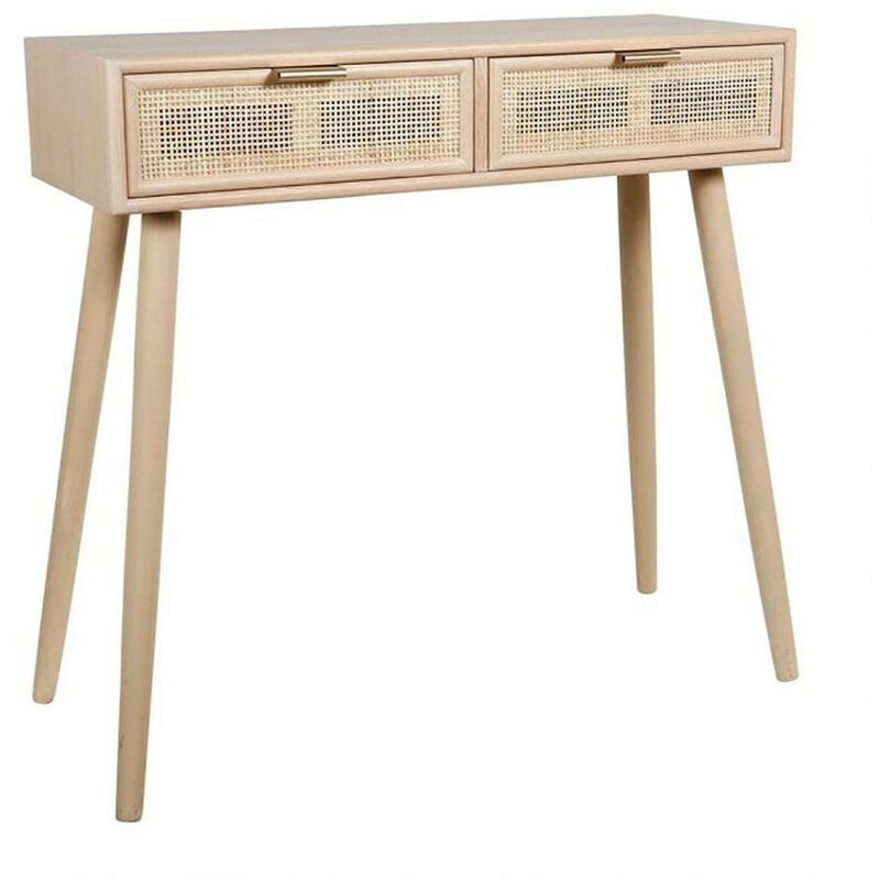 Console 2 tiroirs bois Selma