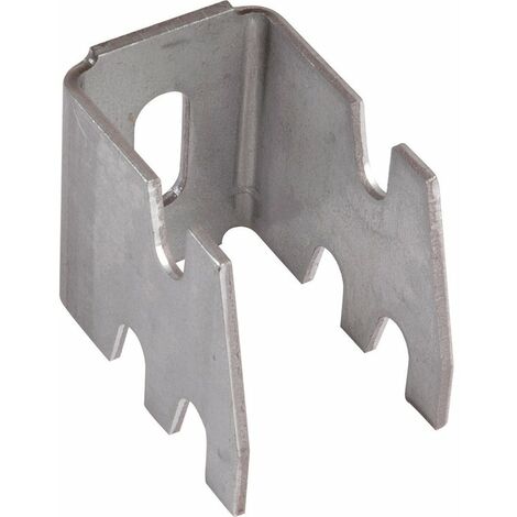 Console à visser murale réversible – Fixation robuste pour radiateurs lamellaires – Ajustement facile – Compatible avec murs solides – Batifix