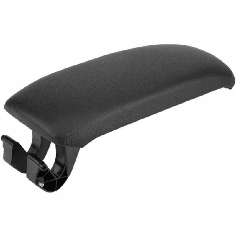 Console Armrest Fit for A3 8P/A5 2003-2013 8P0864245P, Car Black Center Console Armrest Lid Cover, Black(Leather)