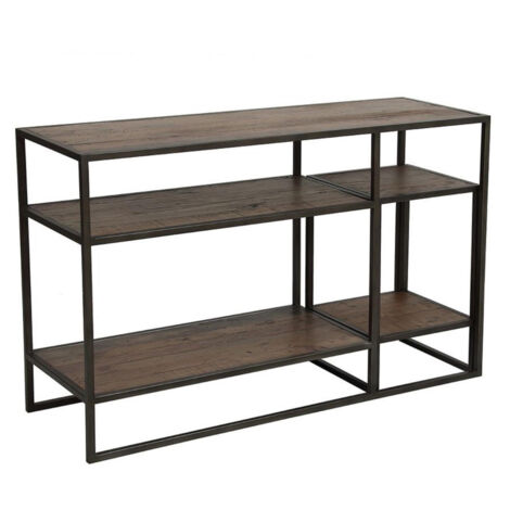 Console avec bout de canapé gigogne - Bois - Marron - Interior's