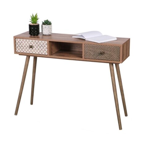 Console "Baobab" - Marron - L 100 x P 29 x H 75 cm - Livraison gratuite