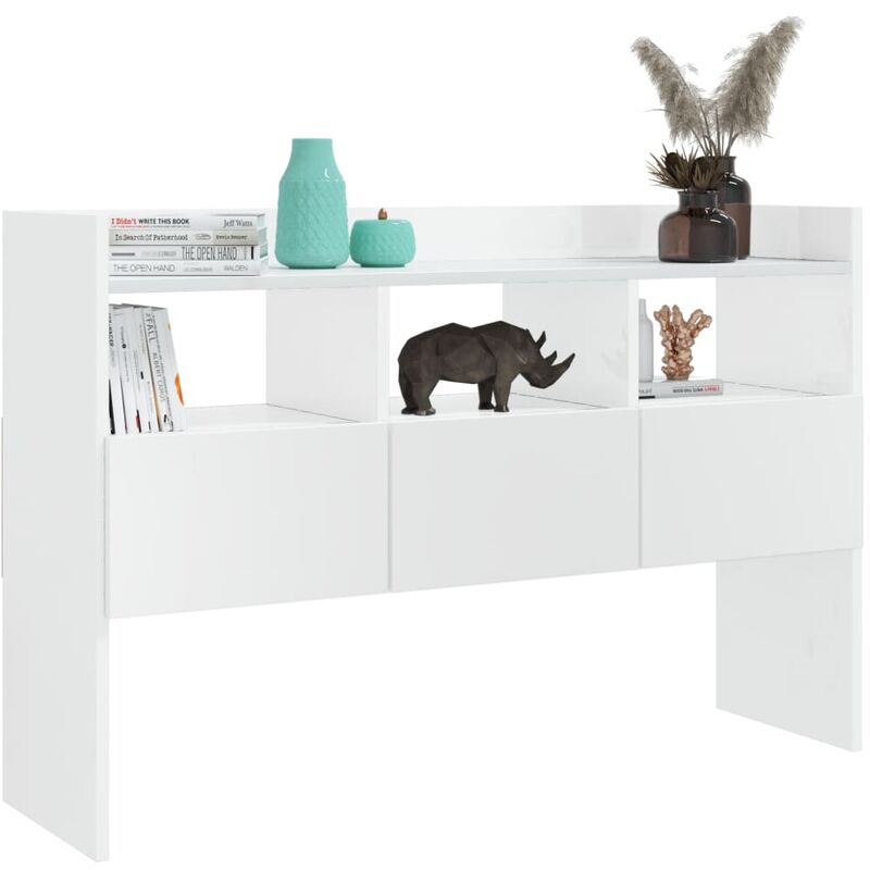Console Blanc brillant 105x30x70 Console Blanc brillant 105x30x70