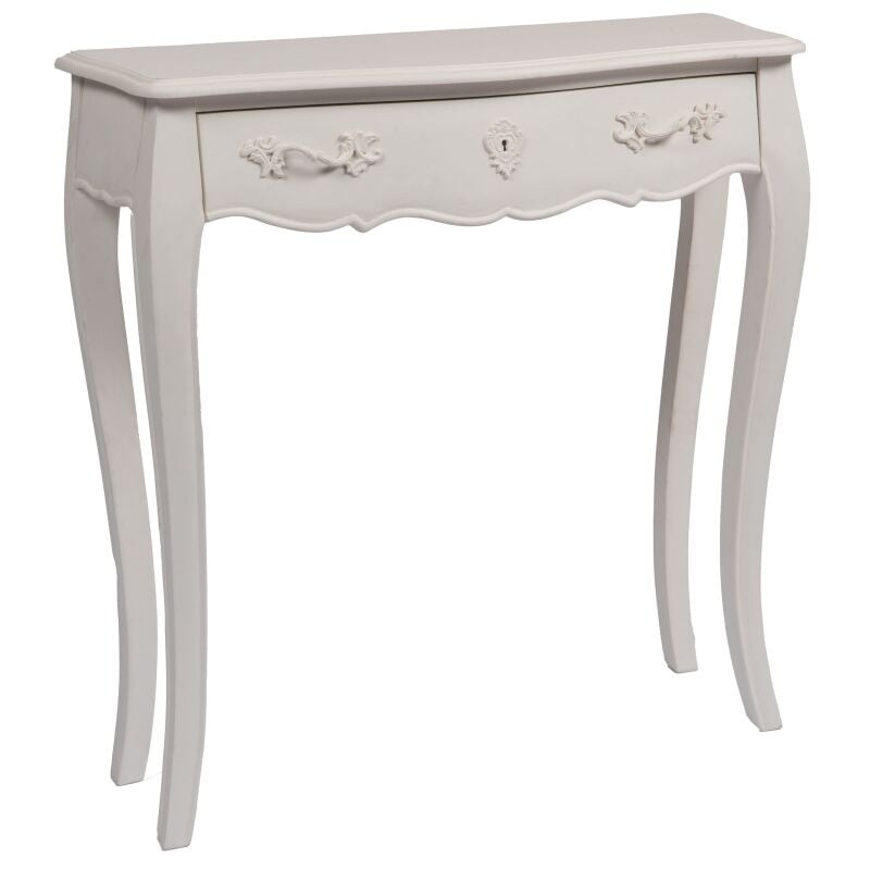 Amadeus - Petite console blanc cassé Murano 80x25